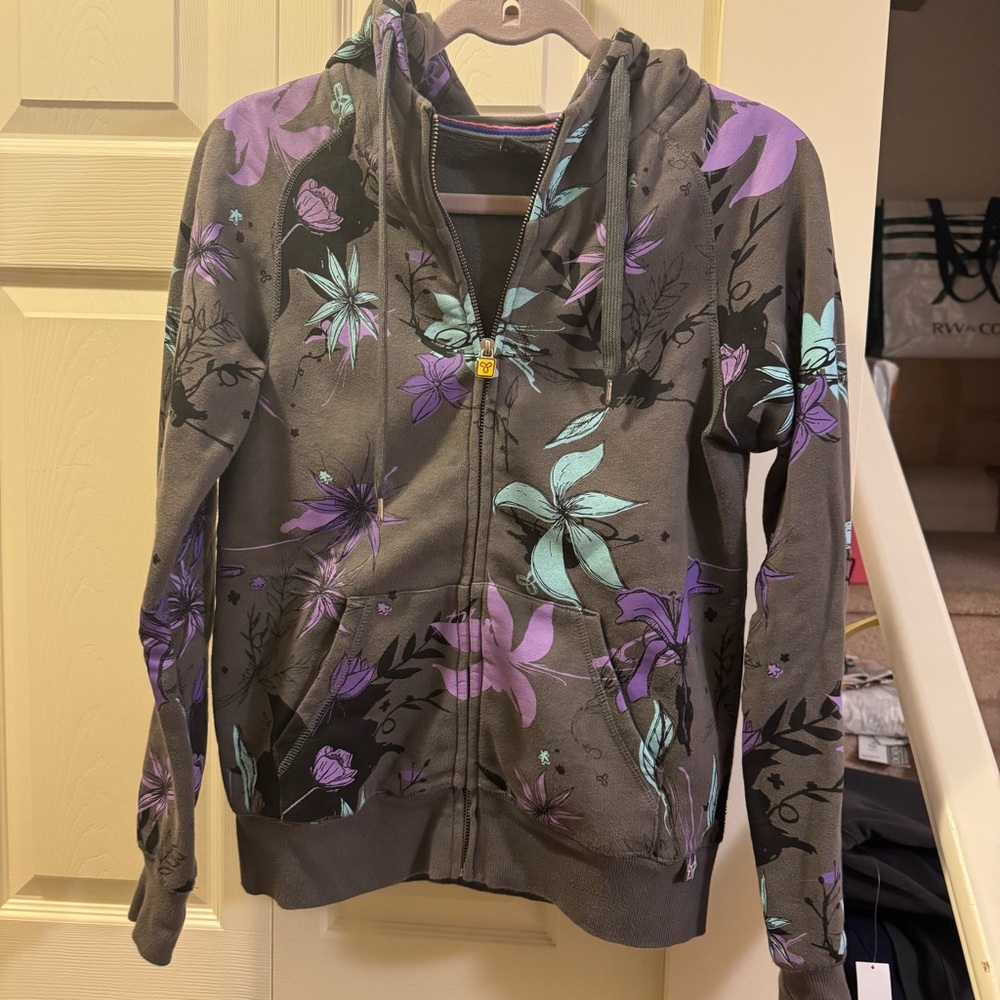 TNA Hoodie with floral design